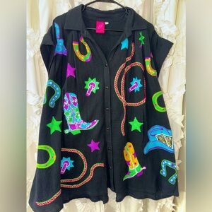 QUEEN OF SPARKLES COWBOY CASANOVA WESTERN ICON DRESS